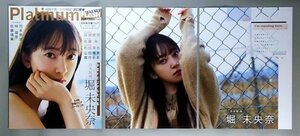 切り抜き 堀未央奈　Ｉ´ｍ ｓｔａｎｄｉｎｇ ｈｅｒｅ． ■ 送料250円～ □乃木坂46 □ Platinum FLASH ■サイズＡ４ワイド ■Ｍ■