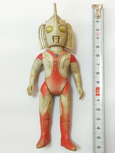 当時物　昭和レトロ　ソフビ　ブルマァク　円谷プロ　ウルトラの母　ソフビ　約16cm　1円スタート