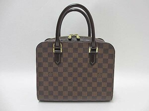 LOUIS VUITTON ルイヴィトン ダミエ トリアナ N51155 ハンドバッグ エベヌ