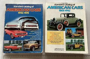 ★[12969・特価洋書 standard catalog of AMERICAN CARS 1805-1942, 1946-1975 ] 2冊セット。★