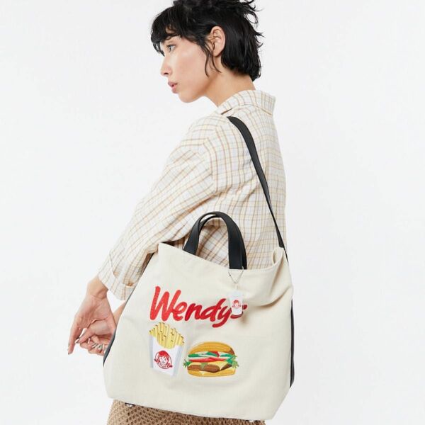 Wendy’s ウェンディーズ ear コットントートバッグ