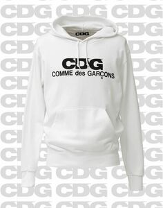 新品 未使用 CDG コムデギャルソンロゴパーカー