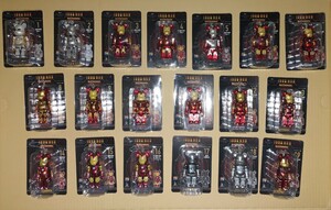 新品 BE@RBRICK Happyくじ Ironman THE INFINITE SAGA アイアンマン No.1～19 ベアブリック Marvel メディコムトイ