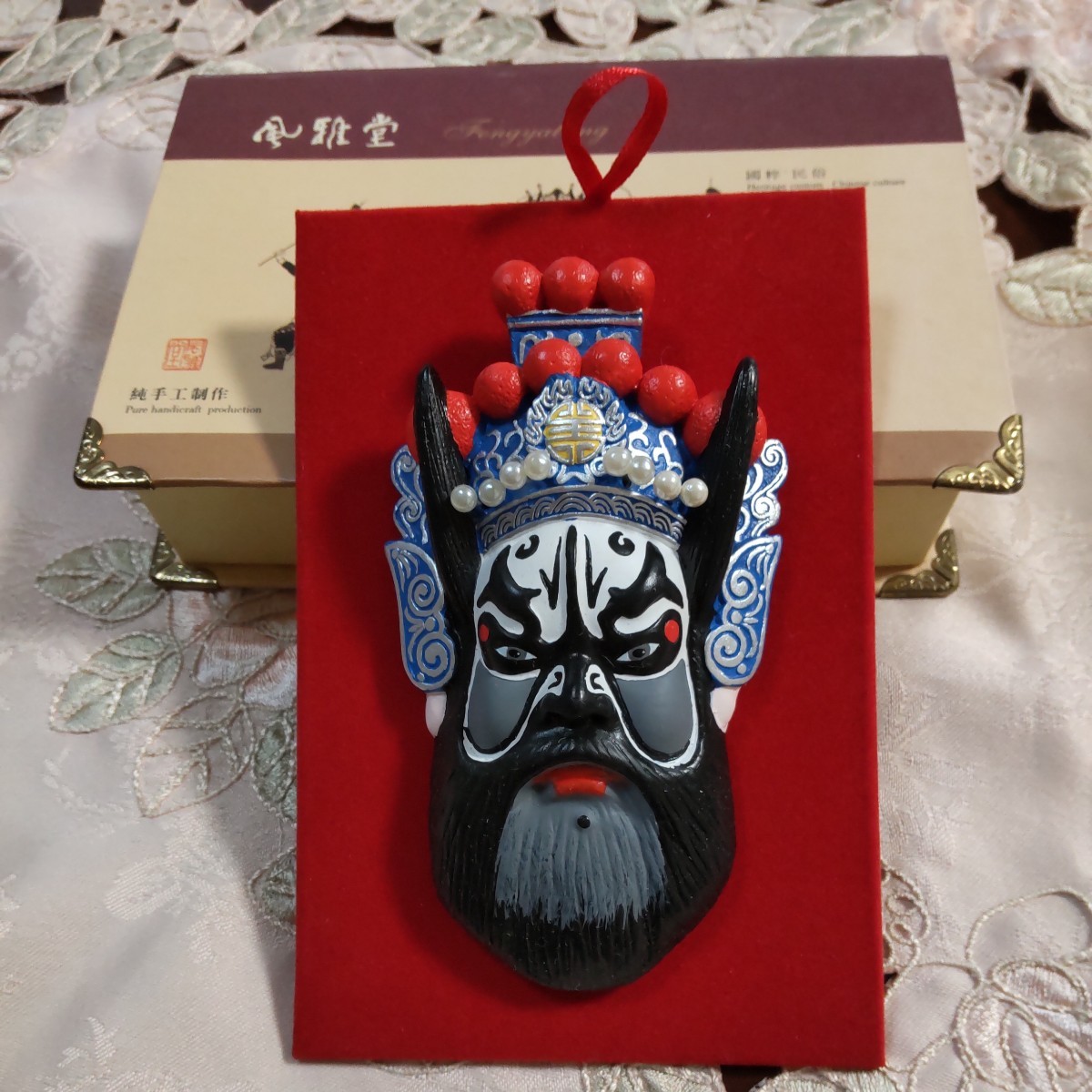 中国京劇の妖怪の仮面 お面置物室内装飾インテリア家具壁掛け 中国京劇の妖怪の仮面 お面置物室内装飾インテリア家具壁掛け