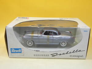 【ミニカー】レベル　1/18　BORGWARD ISABELLA COUPE　シルバー　Revell【中古】J5 H2400