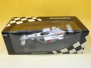 【ミニカー】ミニチャンプス　1/18　BAR Honda 03 O.Panis　ホンダ　MINICHAMPS【中古】J5 H2398