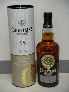 ★チーフタンズ/CHIEFTAIN'S 15年/LIMITED EDITION/700ml/シングルモルト スコッチウイスキー/ケース付/古酒/未開栓★