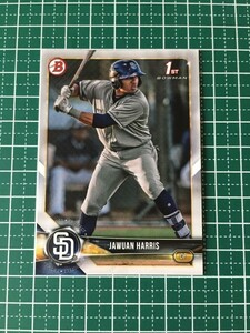 即決のみ！★TOPPS MLB 2018 BOWMAN DRAFT BASEBALL BD-85 JAWUAN HARRIS【SAN DIEGO PADRES】ベースカード 18★