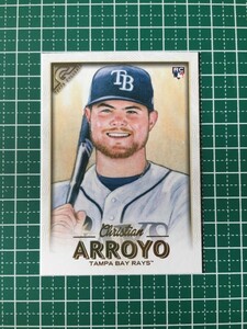 即決のみ！★TOPPS MLB 2018 GALLERY BASEBALL #54 CHRISTIAN ARROYO【TAMPA BAY RAYS】ベースカード ルーキー RC 18★同梱発送可能！