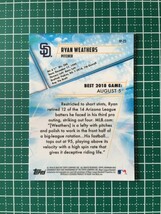 即決のみ！★TOPPS MLB 2018 BOWMAN'S BEST TP-23 RYAN WEATHERS【SAN DIEGO PADRES】ベースカード アトミック リフラクター パラレル 18★_画像2