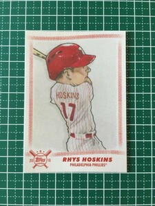 即決のみ！★TOPPS MLB 2018 BIG LEAGUE SCR-RH RHYS HOSKINS【PHILADELPHIA PHILLIES】インサートカード 18★