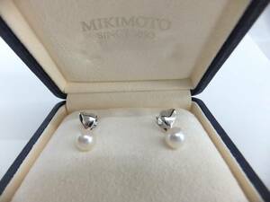 MIKIMOTO ミキモト パール イヤリング 約6mm