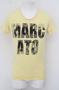 【SALE】TORNADO MART Tシャツ.MARCATO /イエロー/46 O-23-07-28-039-TO-ts-YM-ZT392