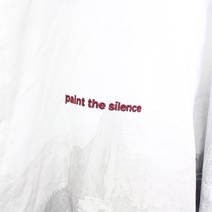 ZARA / 【タグ付き】paint the silence BIGシャツ EU L パターン T-23-12-19-012-ZA-sh-YM-ZT314の画像4