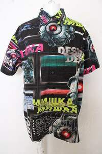 【SALE】MISHKA / PRINT総柄半袖シャツ O-23-09-22-065-KU-sh-YM-ZT262