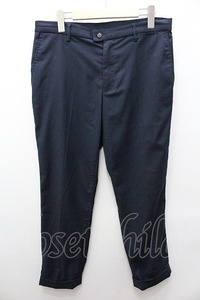 【SALE】VANQUISH パンツ.クロップドスラックス /ネイビー/L O-21-12-19-036-VA-pa-YM-ZT283