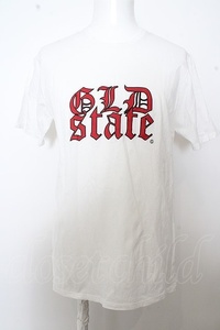 【SALE】GalaabenD Tシャツ.GLD state print /ホワイト/ｍ O-23-04-06-012-Ga-ts-YM-ZT434