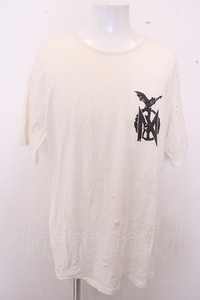 【SALE】PROPA9ANDA Tシャツ.×MAD PSYCHO MARIAクラッシュ /ホワイト/46 O-23-01-26-013-PR-ts-YM-ZT168