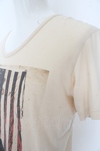 【SALE】en（清春） Tシャツ.FLAG /ベージュ/ O-23-06-12-024-EN-ts-YM-ZT228_画像2