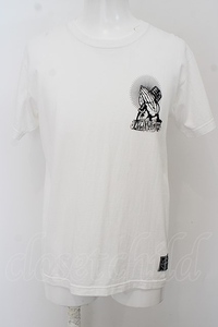 【SALE】NineMicrophones Tシャツ.プレイハンド /ホワイト/L O-23-08-19-056-KU-ts-YM-ZT429