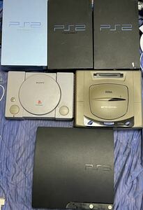 【ゲーム機本体 】PS3、PS2、PS、セガサターン　まとめて6台セット★