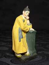戦前 朝鮮風俗人形 土人形 12.5cm / 郷土玩具 韓国人形 民芸 古玩 置物 朝鮮土人形_画像3