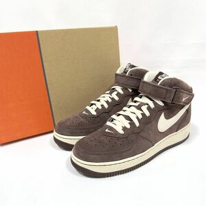 NIKE ナイキ AIR FORCE 1 MID 07 QS CHOCOLATE エアフォースワン ミッド チョコレート / DM0107-200 / US9.5 27.5cm / CHOCOLATE/CREAM