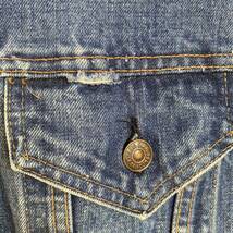 70's Levi's 名作 70505 ヴィンテージ デニムジャケット USA製 サイズ42くらい スモールe リーバイス_画像6