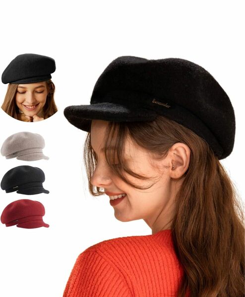 Black Freesize [BENEUNDER] ベレー帽