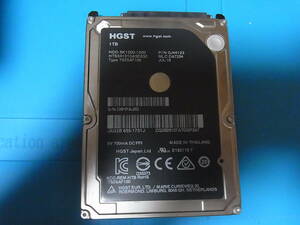 2.5インチ HDD　1TB★中古品★30