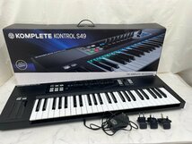 Y0677　現状品　楽器・機材　MIDIキーボード　Native Instruments　KOMPLETE KONTROL S49_画像1