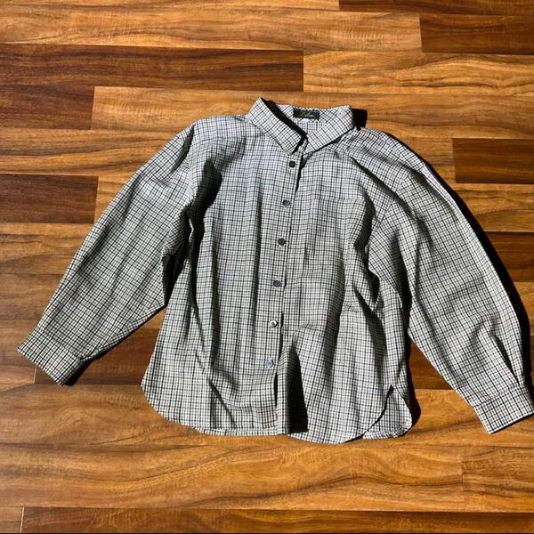 【Leilian】ウールシャツ　レリアン　サイズ11　シルク混