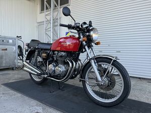 カスタムCB400F 408cc 赤黒46707 逆車/マルゾッキリアサス,CB350F純正マフラー,Hリム,アルミスイングアーム/輸入新規.国内未登録/豊橋/660F