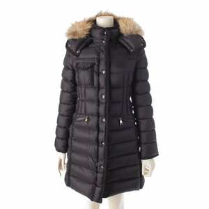 【モンクレール】Moncler　17年 HERMIFUR エルミファー ダウンコート アウター 49900 ブラック 00 【中古】【正規品保証】197744