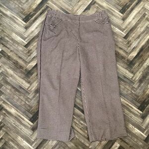 yaM1317 Brown 13 Leilian cropped pants 