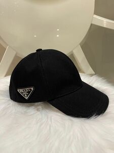 PRADA プラダ キャップ 帽子 ベースボールキャップ ブラック　2hc274 2dxi f0002