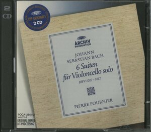 CD/2CD/ フルニエ / J.S.バッハ：無伴奏チェロのための6つの組曲 / 国内盤 POCA-2601/2 40117