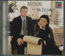 CD/ 五嶋みどり、マクドナルド / エルガー、フランク：ヴァイオリン・ソナタ / 国内盤 SRCR-1894 31221M_画像1