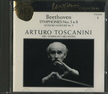 CD / トスカニーニ、NBC交響楽団 / ベートーヴェン：交響曲第5番「運命」、第8番、「レオノーレ」序曲第3番 / 国内盤 BVCC-5223 40107M_画像1