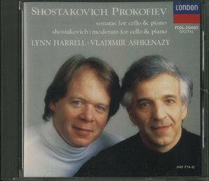 CD/ アシュケナージ、ハレル / ショスタコーヴィチ、プロコフィエフ：チェロ・ソナタ / 国内盤 FOOL-20480 31001M