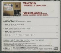 CD/ ムラヴィンスキー、レニングラードフィル / チャイコフスキー：交響曲第5番 / 国内盤 VDC-25024 40125_画像2