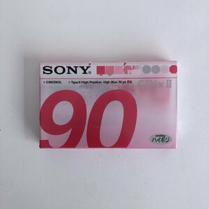  cassette tape unopened unused goods SONY CDixⅡ Cdix2 90 minute Hi Posi 