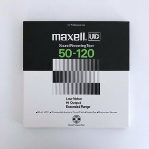オープンリールテープ 10号 MAXELL 50-120 UD メタルリール MR-10 元箱付き 使用済み 現状品 (13)
