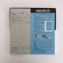 オープンリールテープ 10号 MAXELL 50-120 UD メタルリール MR-10 元箱付き 使用済み 現状品 (13)_画像2