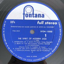 LP/ V.A. / THE SPIRIT OF MODERN JAZZ / 国内盤 ペラジャケ FONTANA SFON-10002 40128_画像3