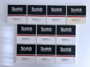 オープンリールテープ 7号 SCOTCH JMT-3100 10本セット 未使用品 まとめ売り 現状品