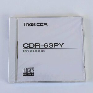 【未開封】CD-R THAT'S CD-R CDR-63PY 63分 太陽誘電株式会社 (9)