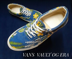 最値!最上位ハイエンドライン!80's復刻赤パッチ!通称オールドアロハコレクターズ!VANS ヴォルト OG エラ スニーカー!名作ハイビスカス 28cm