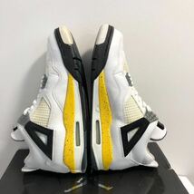 観賞用 NIKE AIR JORDAN4 RETRO LS US9 27.0 レアエア TOUR YELLOW RARE AIR 314254-171_画像2