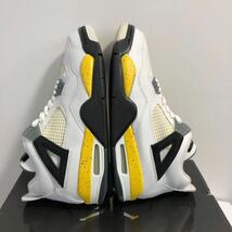 観賞用 NIKE AIR JORDAN4 RETRO LS US9 27.0 レアエア TOUR YELLOW RARE AIR 314254-171_画像3